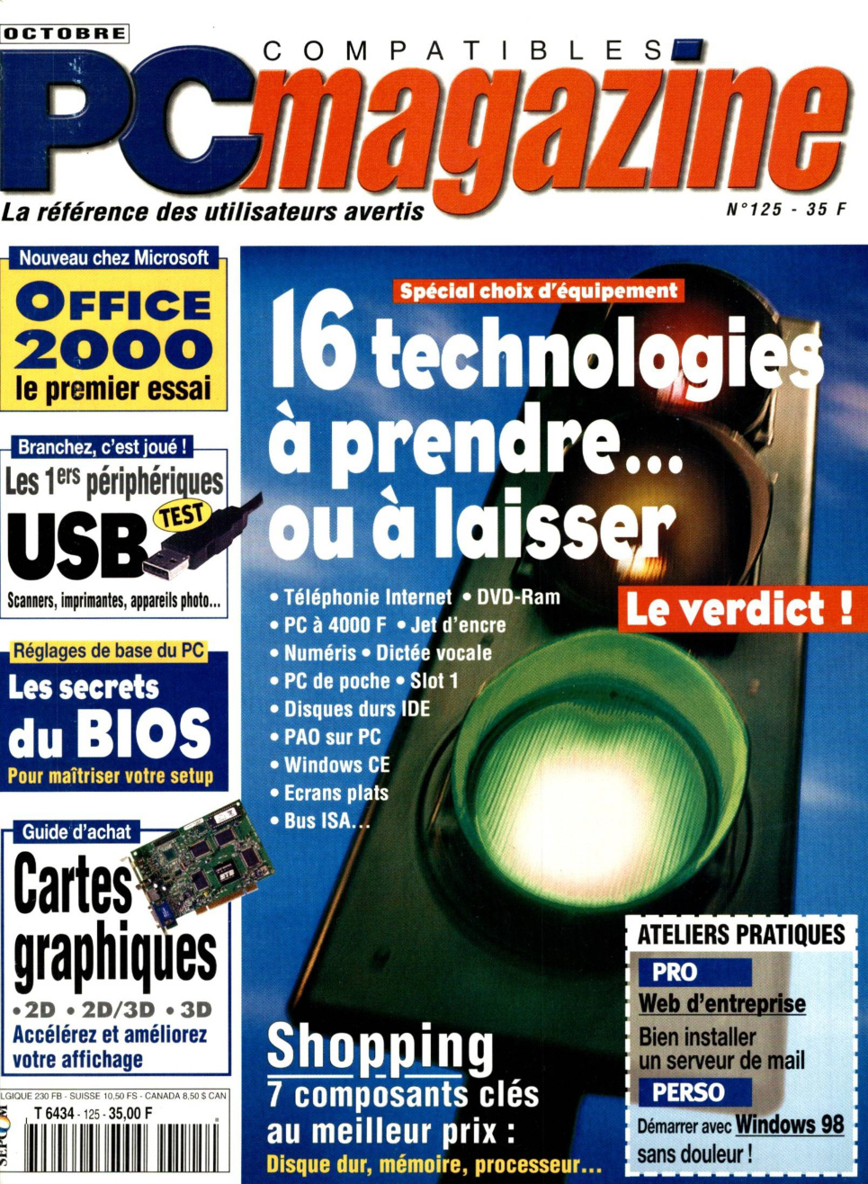 Première page de compatiblespcmagazine numero125