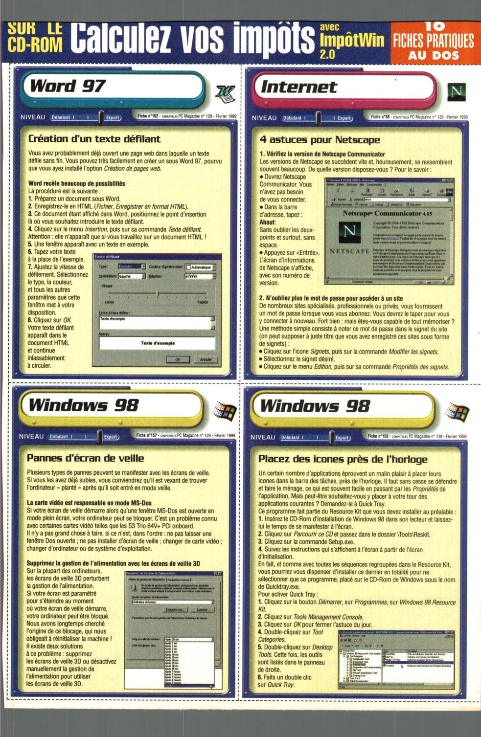 Première page de compatiblespcmagazine numero129