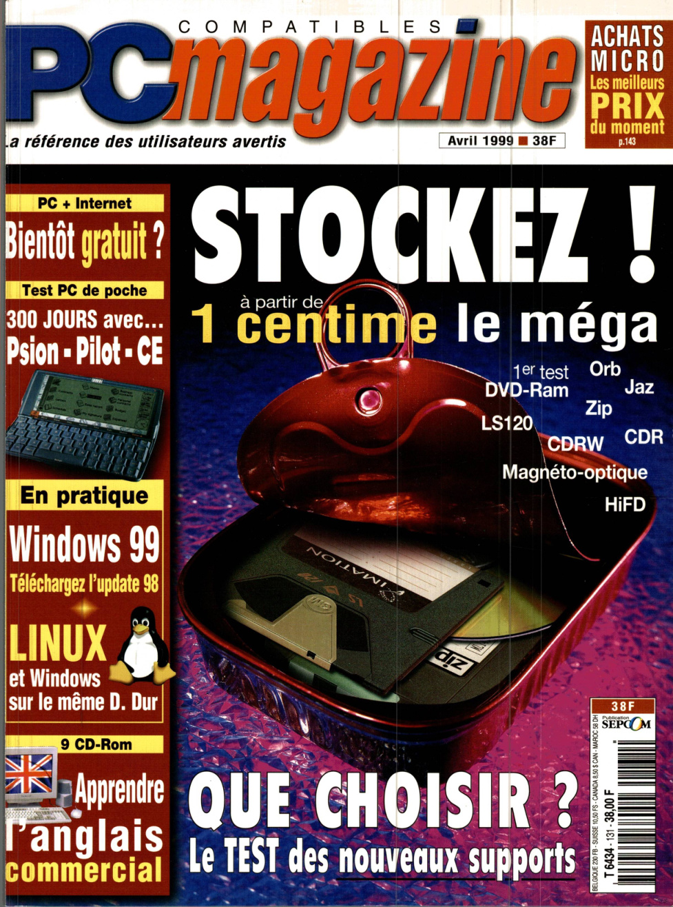 Première page de compatiblespcmagazine numero131