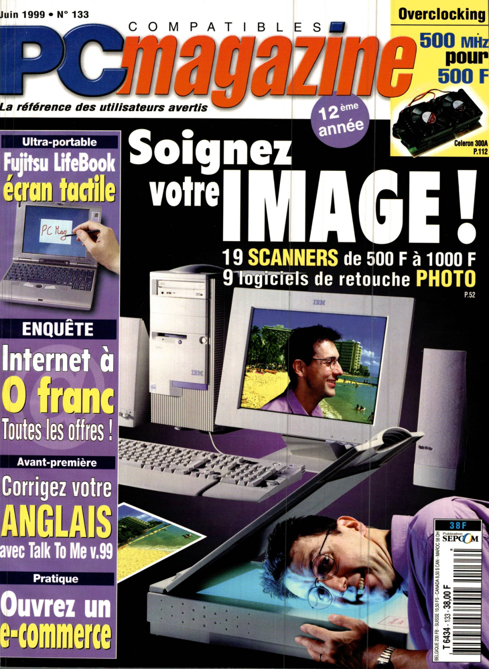 Première page de compatiblespcmagazine numero133