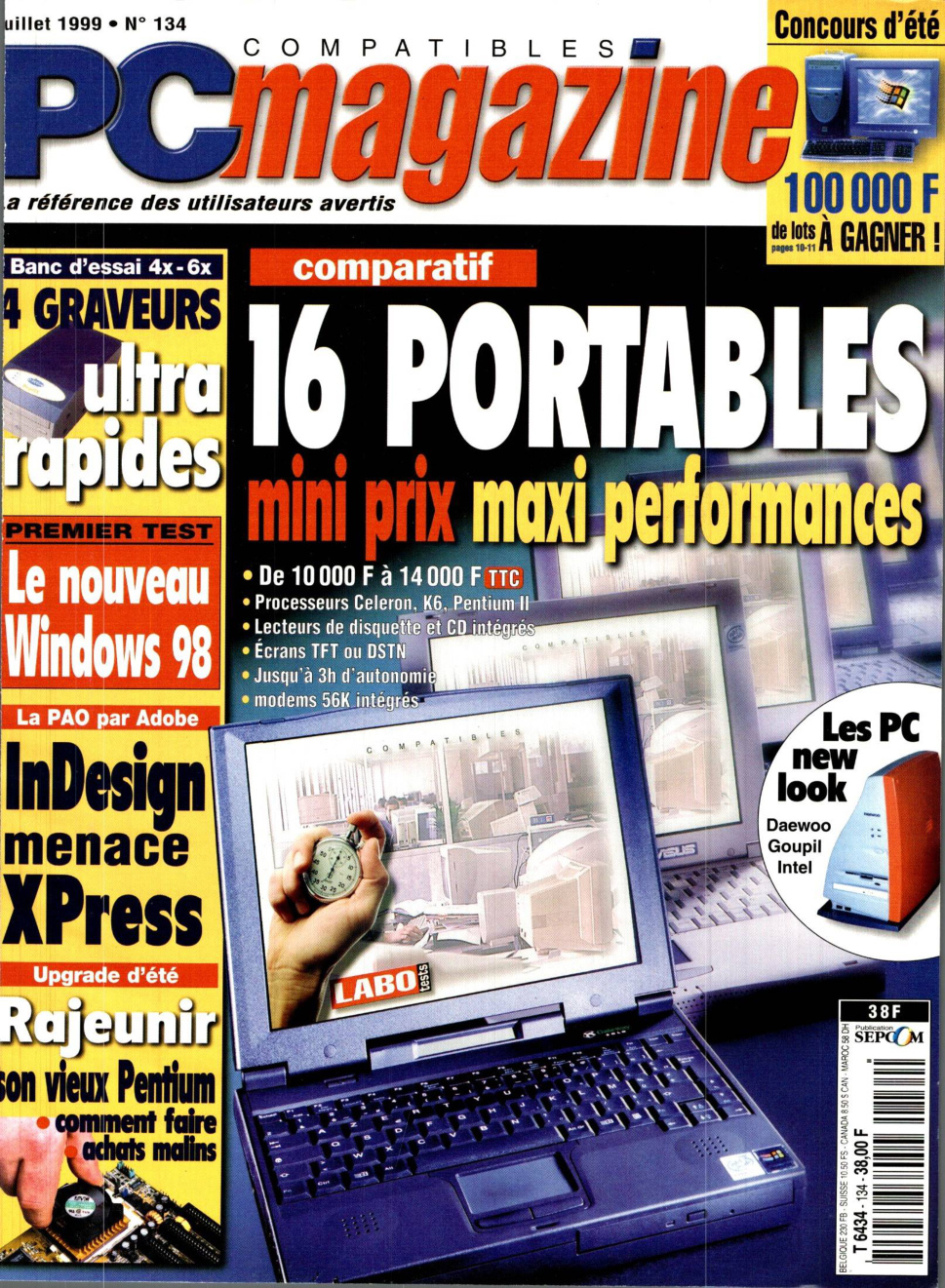 Première page de compatiblespcmagazine numero134