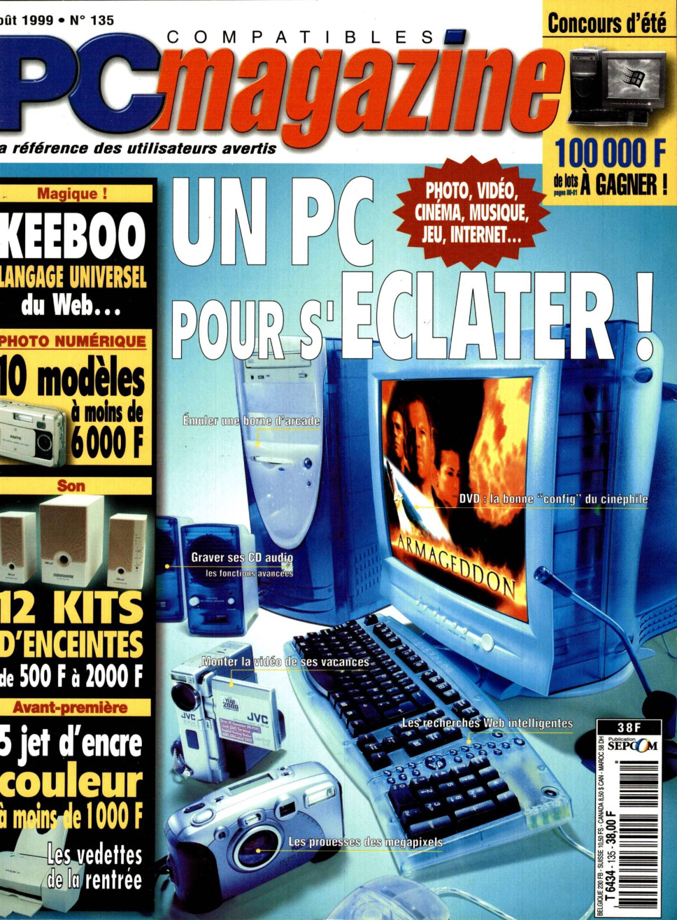 Première page de compatiblespcmagazine numero135