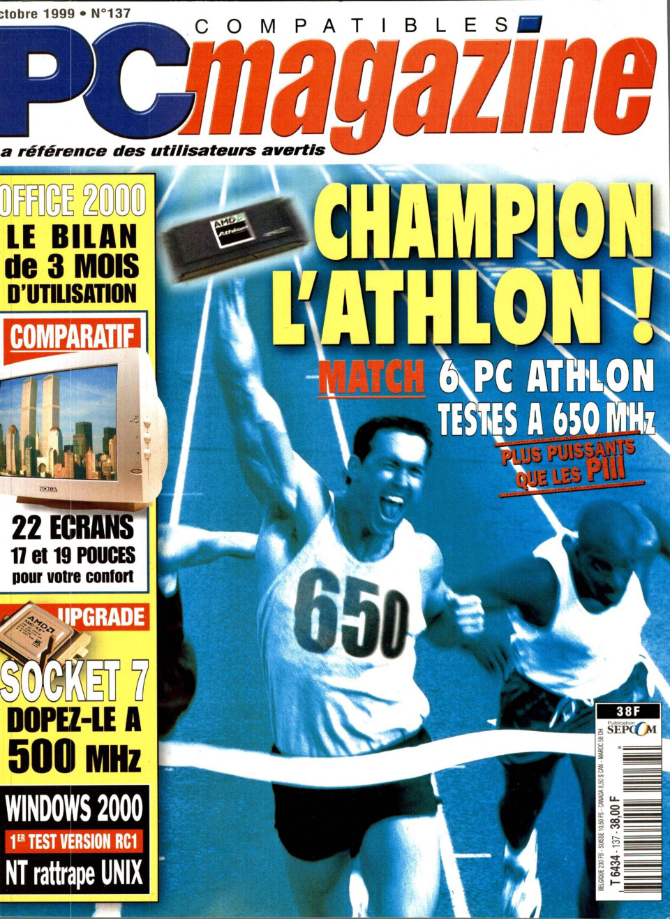 Première page de compatiblespcmagazine numero137