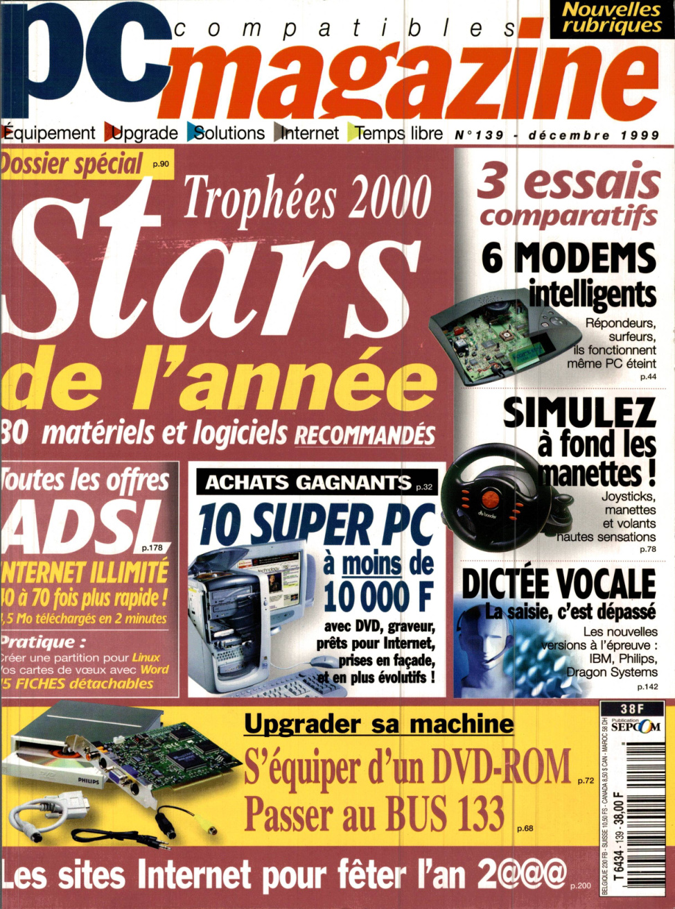 Première page de compatiblespcmagazine numero139