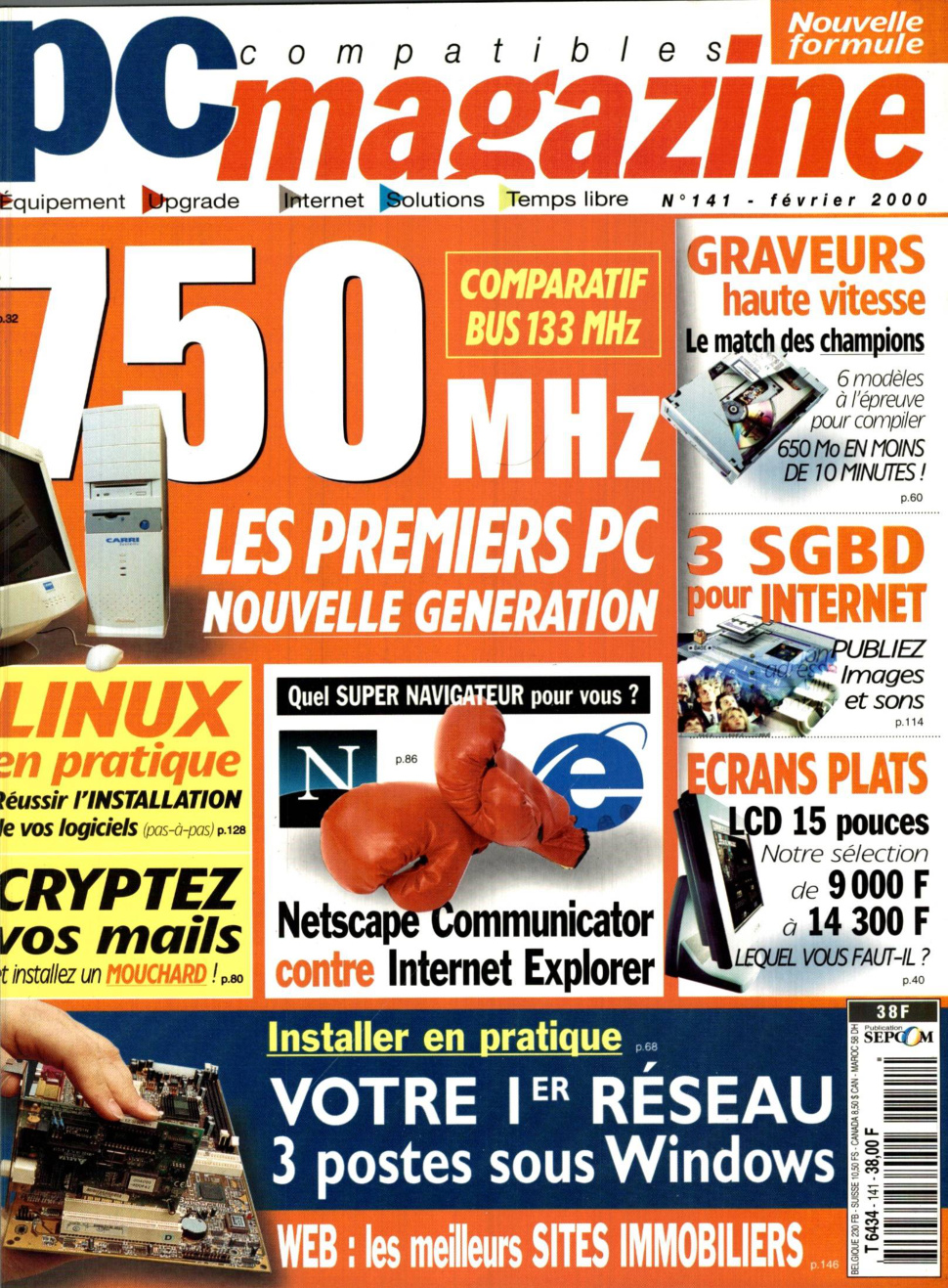 Première page de compatiblespcmagazine numero141