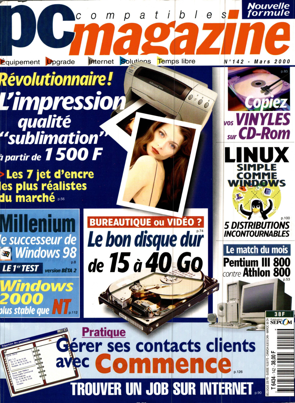 Première page de compatiblespcmagazine numero142