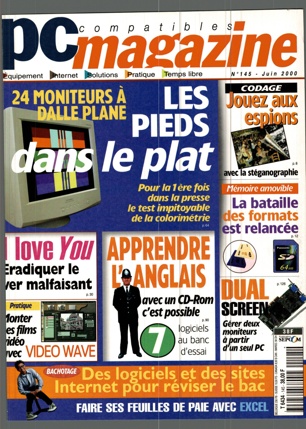 Première page de compatiblespcmagazine numero145