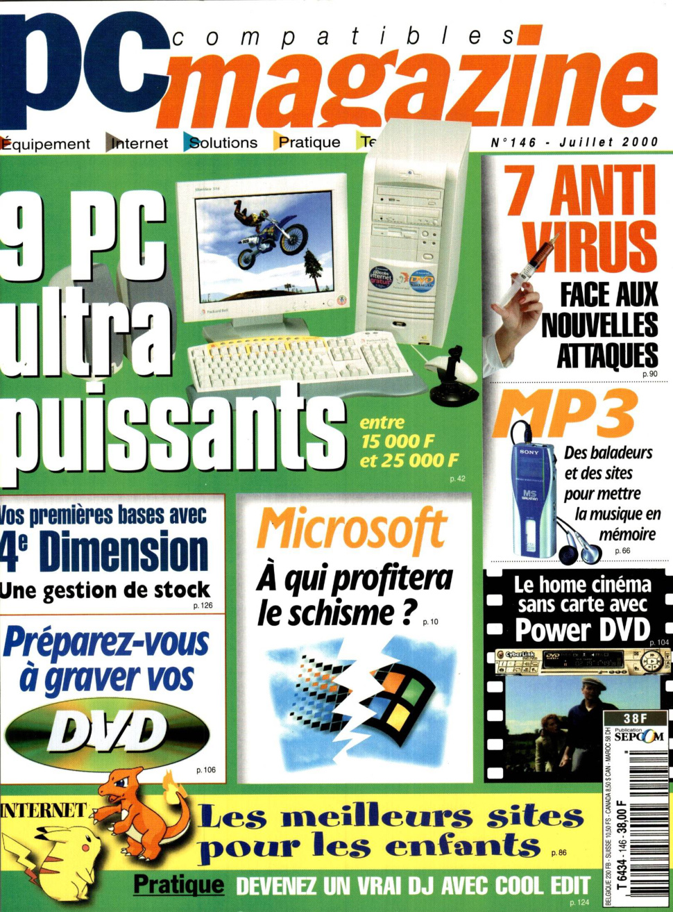 Première page de compatiblespcmagazine numero146