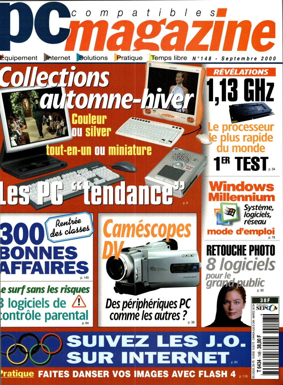 Première page de compatiblespcmagazine numero148