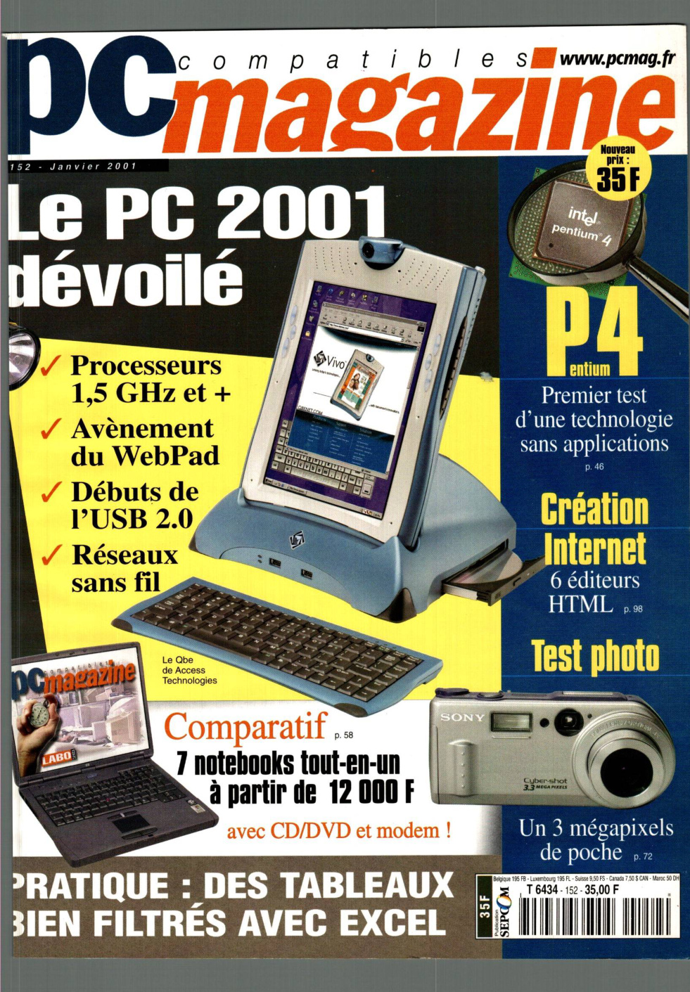 Première page de compatiblespcmagazine numero152