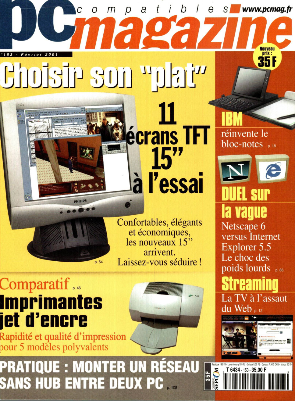 Première page de compatiblespcmagazine numero153