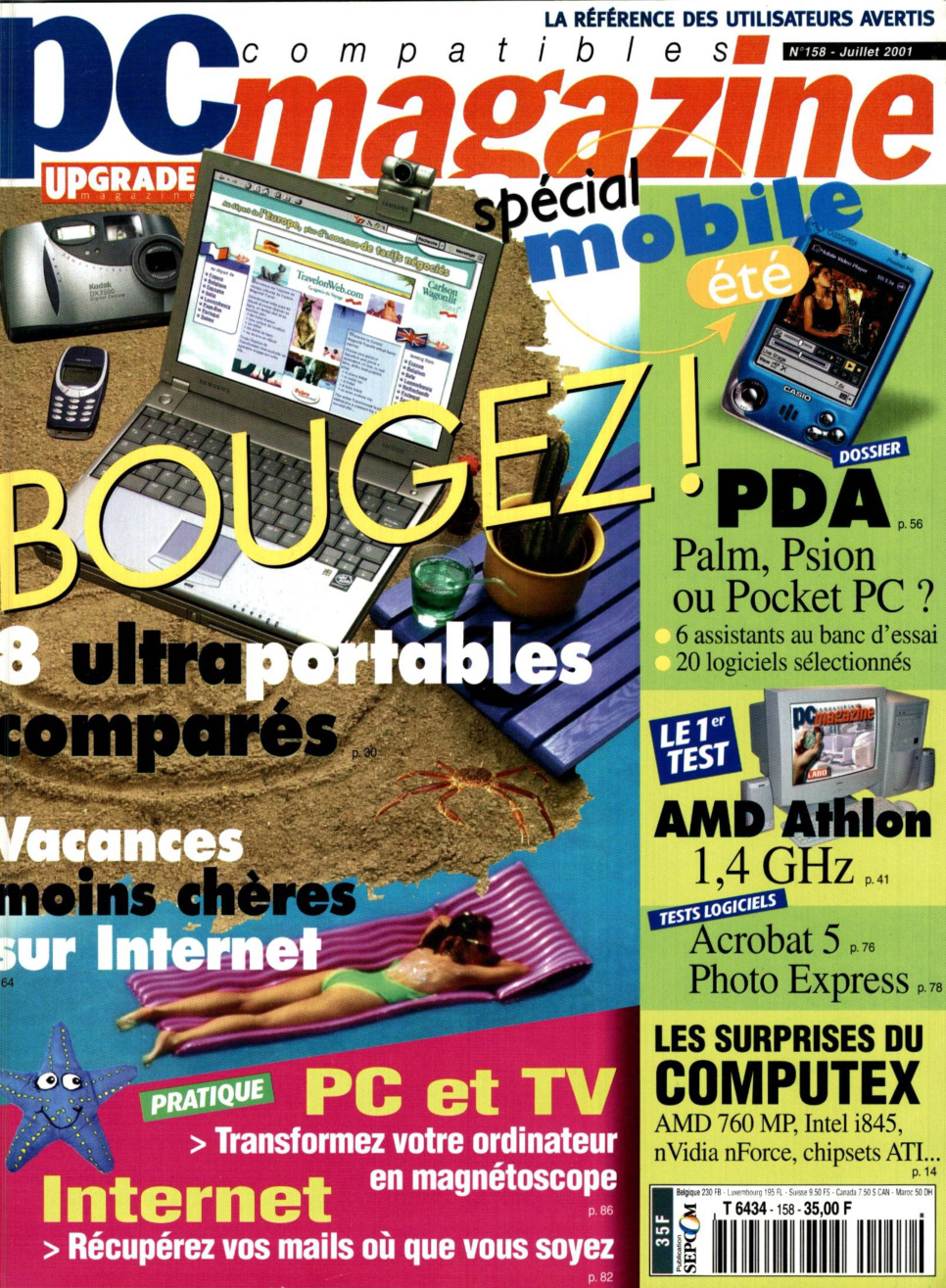 Première page de compatiblespcmagazine numero158