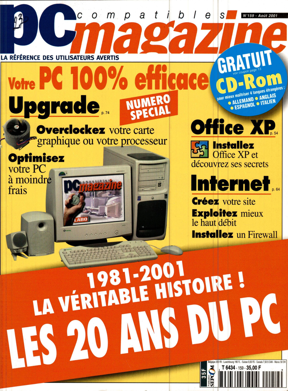 Première page de compatiblespcmagazine numero159
