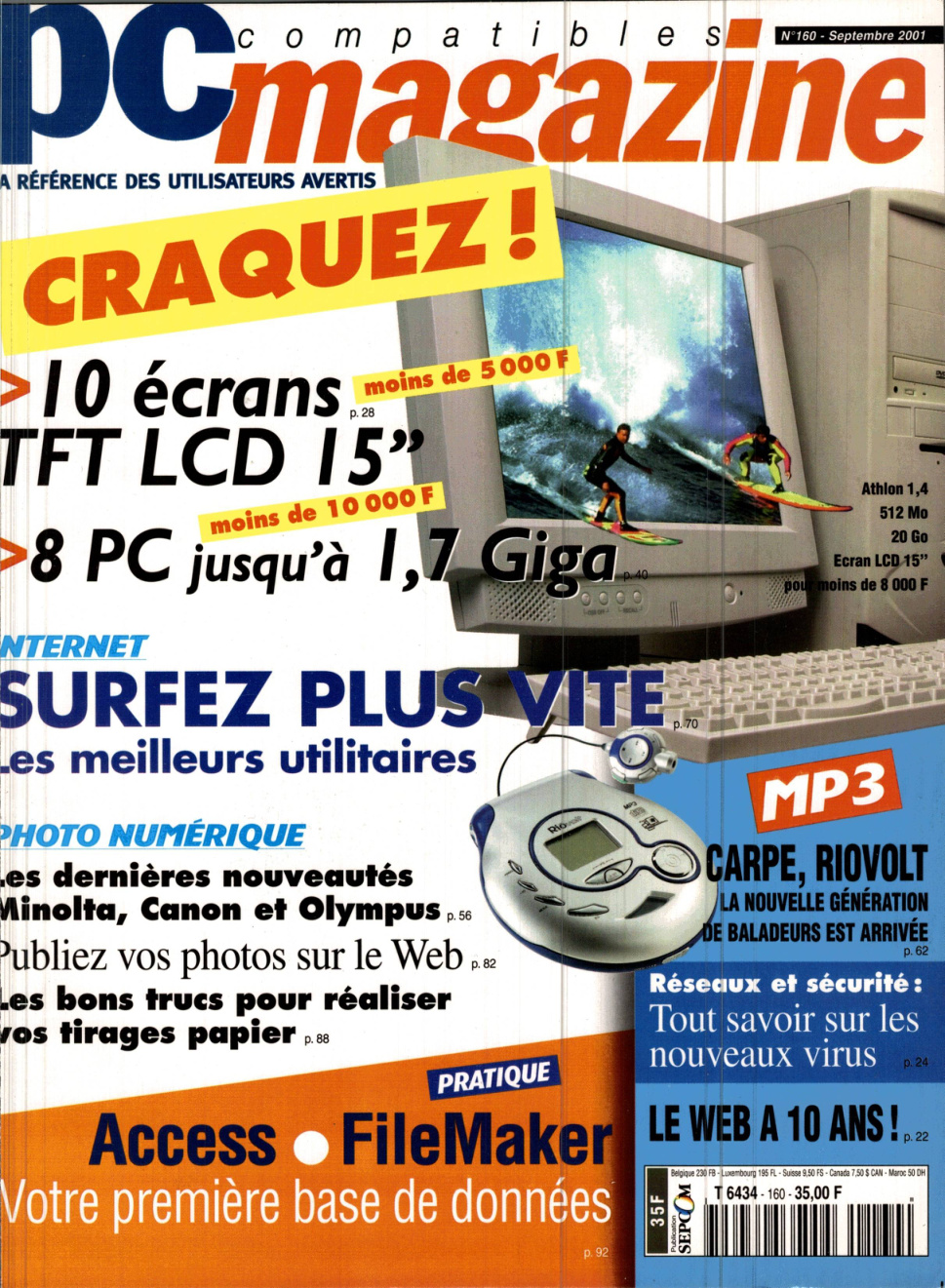 Première page de compatiblespcmagazine numero160