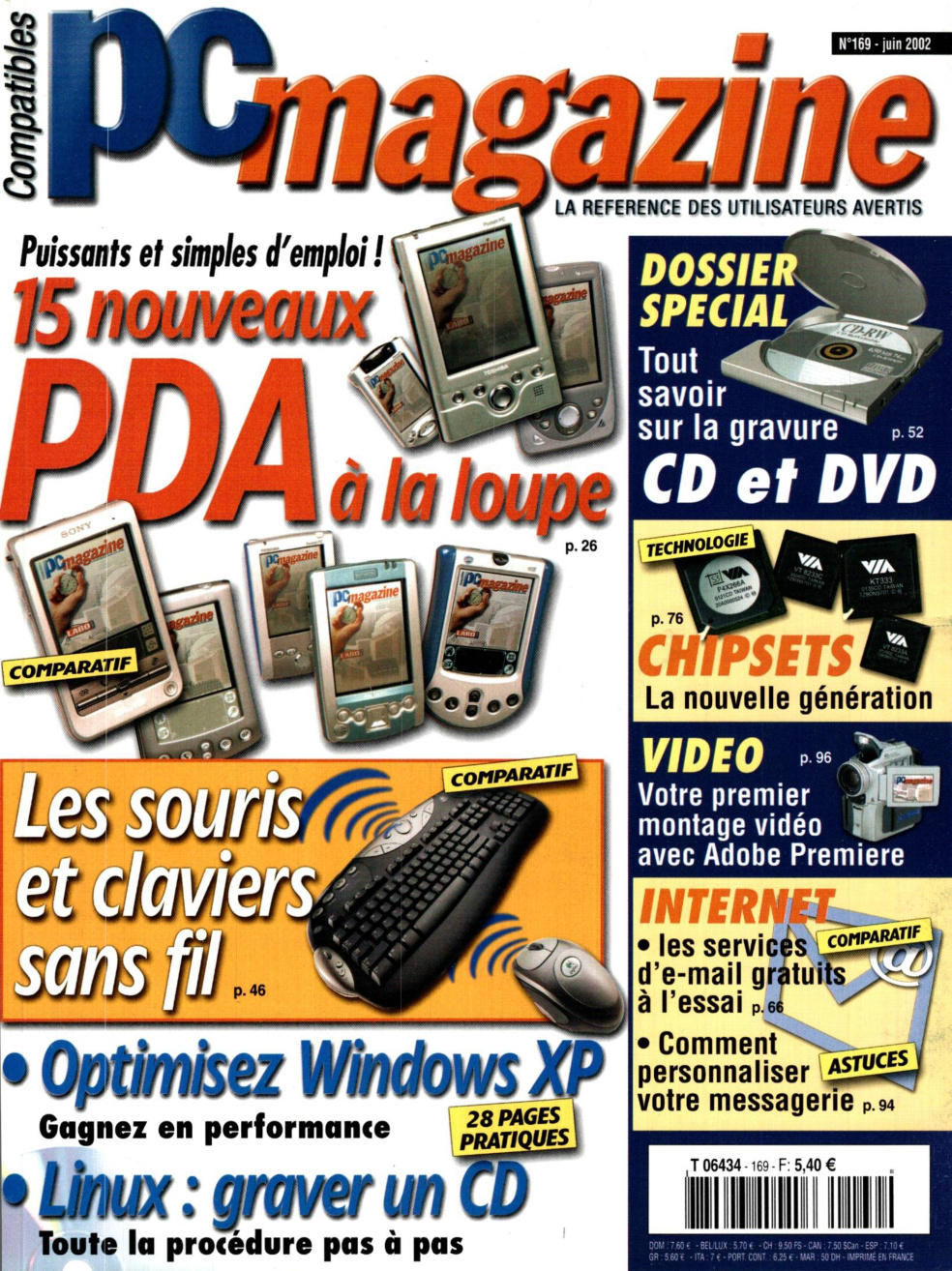 Première page de compatiblespcmagazine numero169