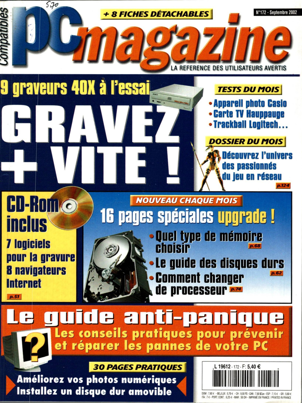 Première page de compatiblespcmagazine numero172