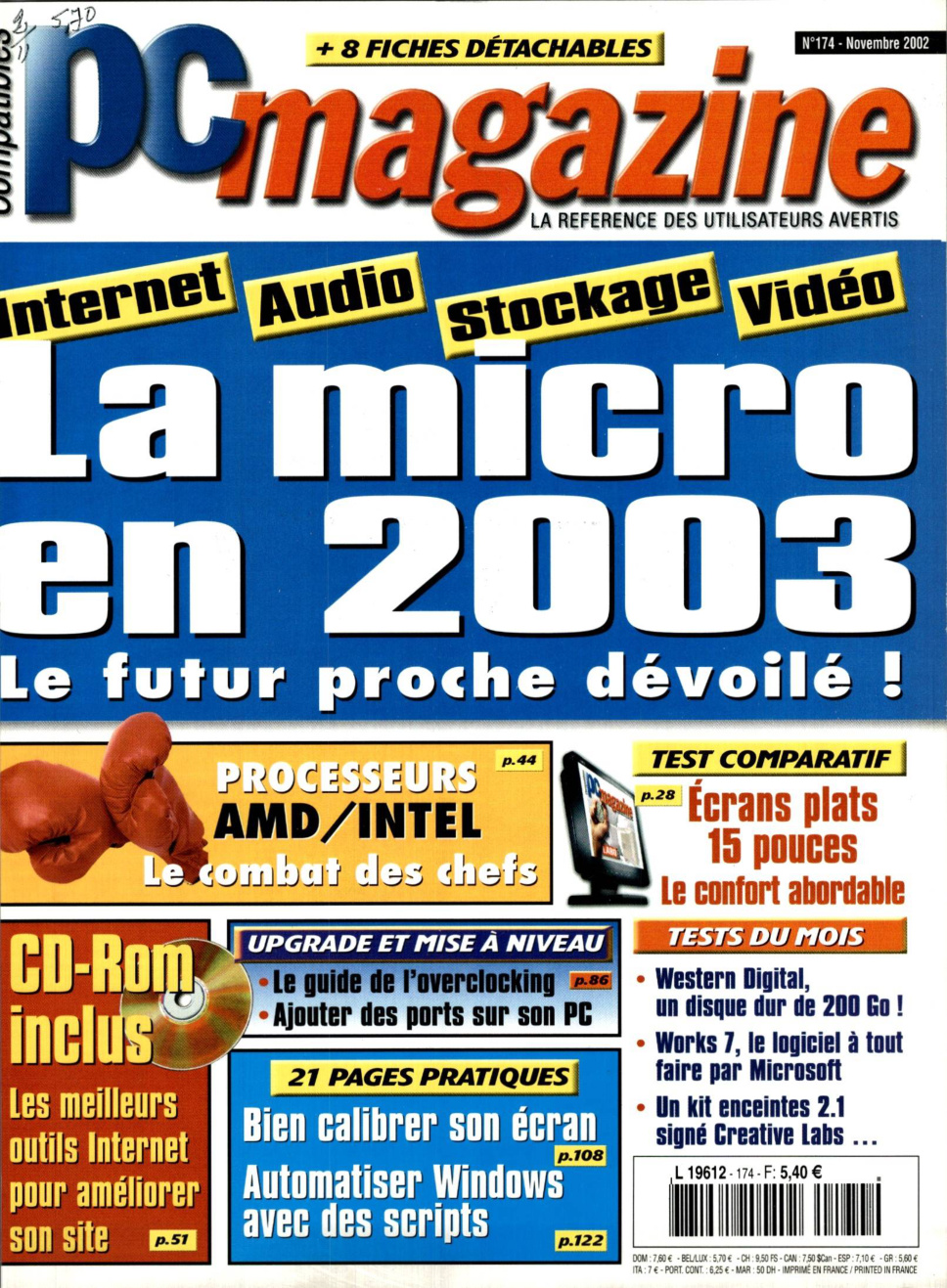 Première page de compatiblespcmagazine numero174