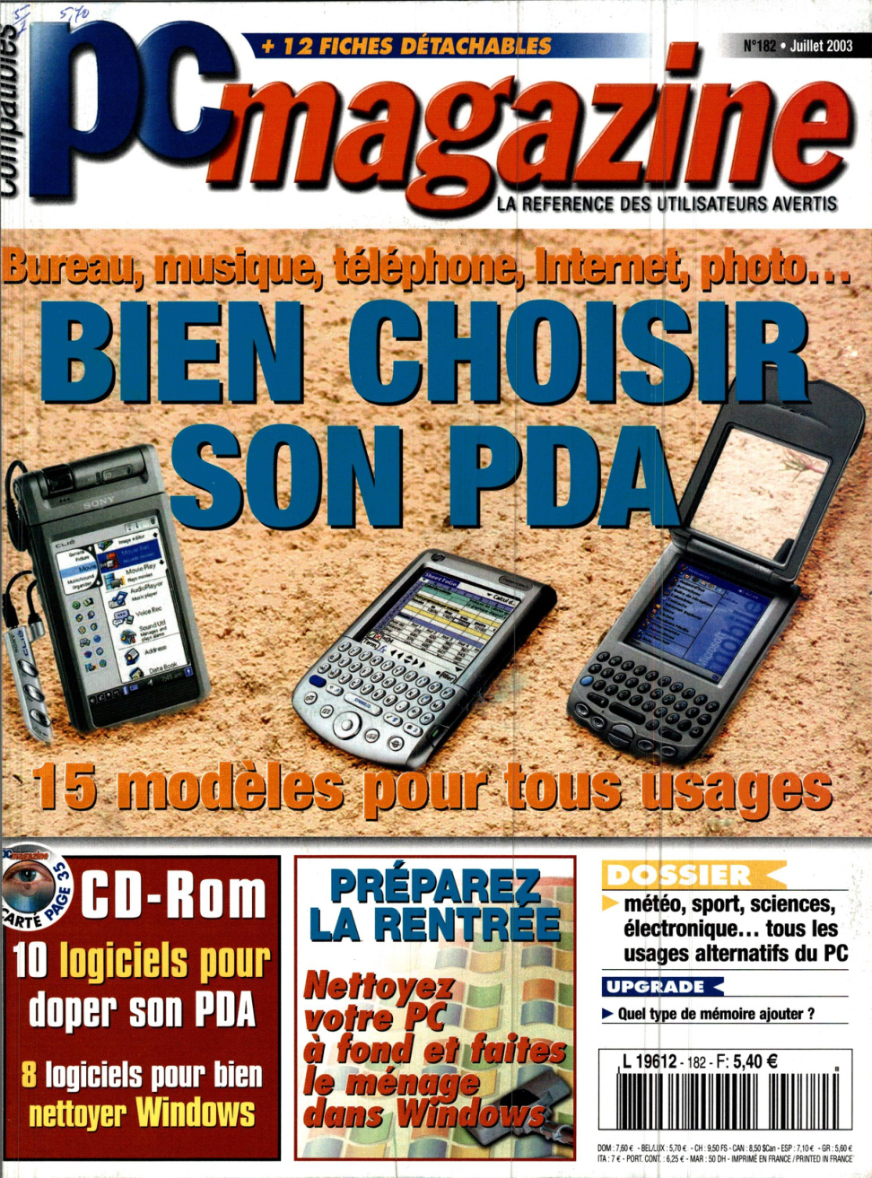 Première page de compatiblespcmagazine numero182