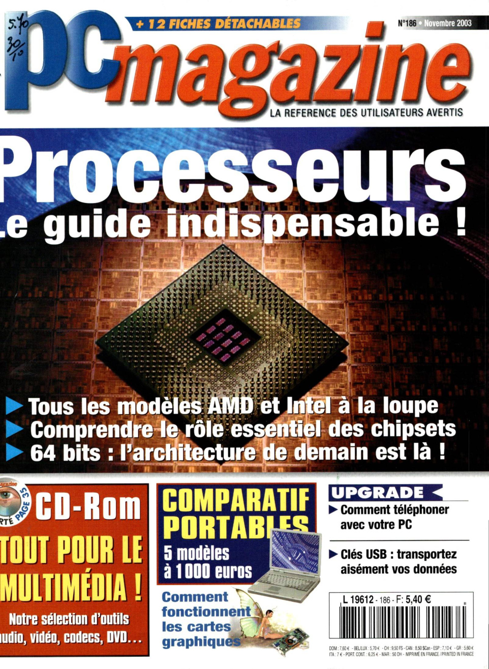Première page de compatiblespcmagazine numero186