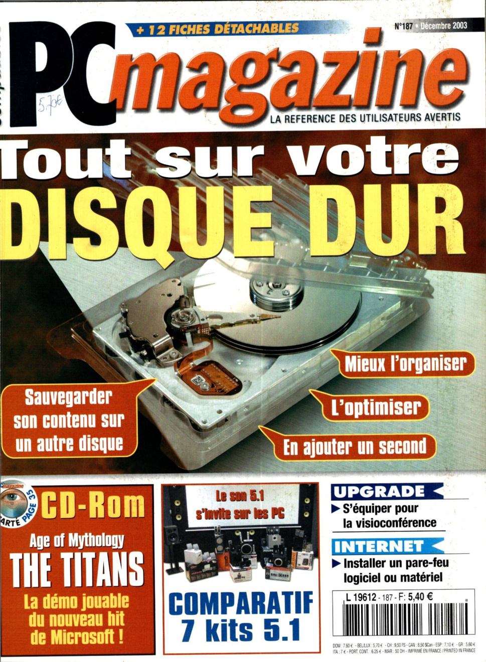 Première page de compatiblespcmagazine numero187