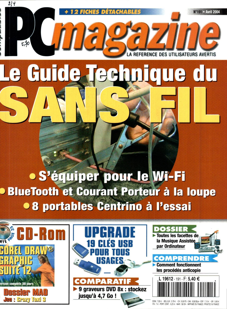 Première page de compatiblespcmagazine numero191