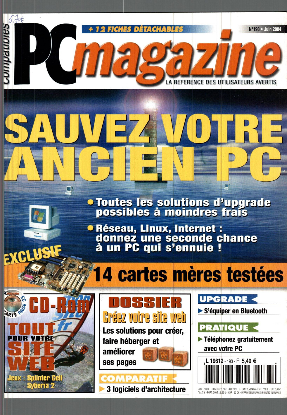 Première page de compatiblespcmagazine numero193