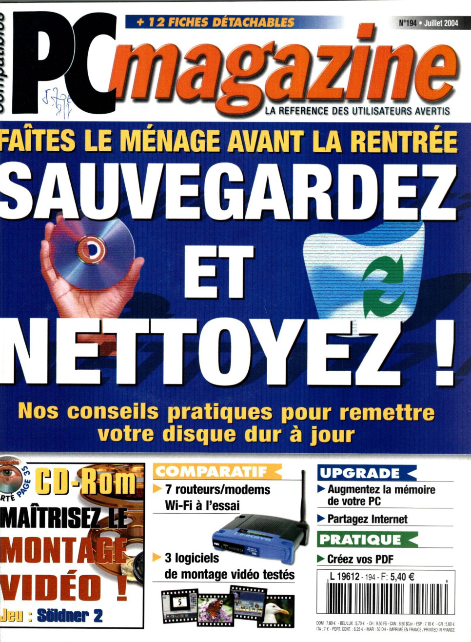 Première page de compatiblespcmagazine numero194
