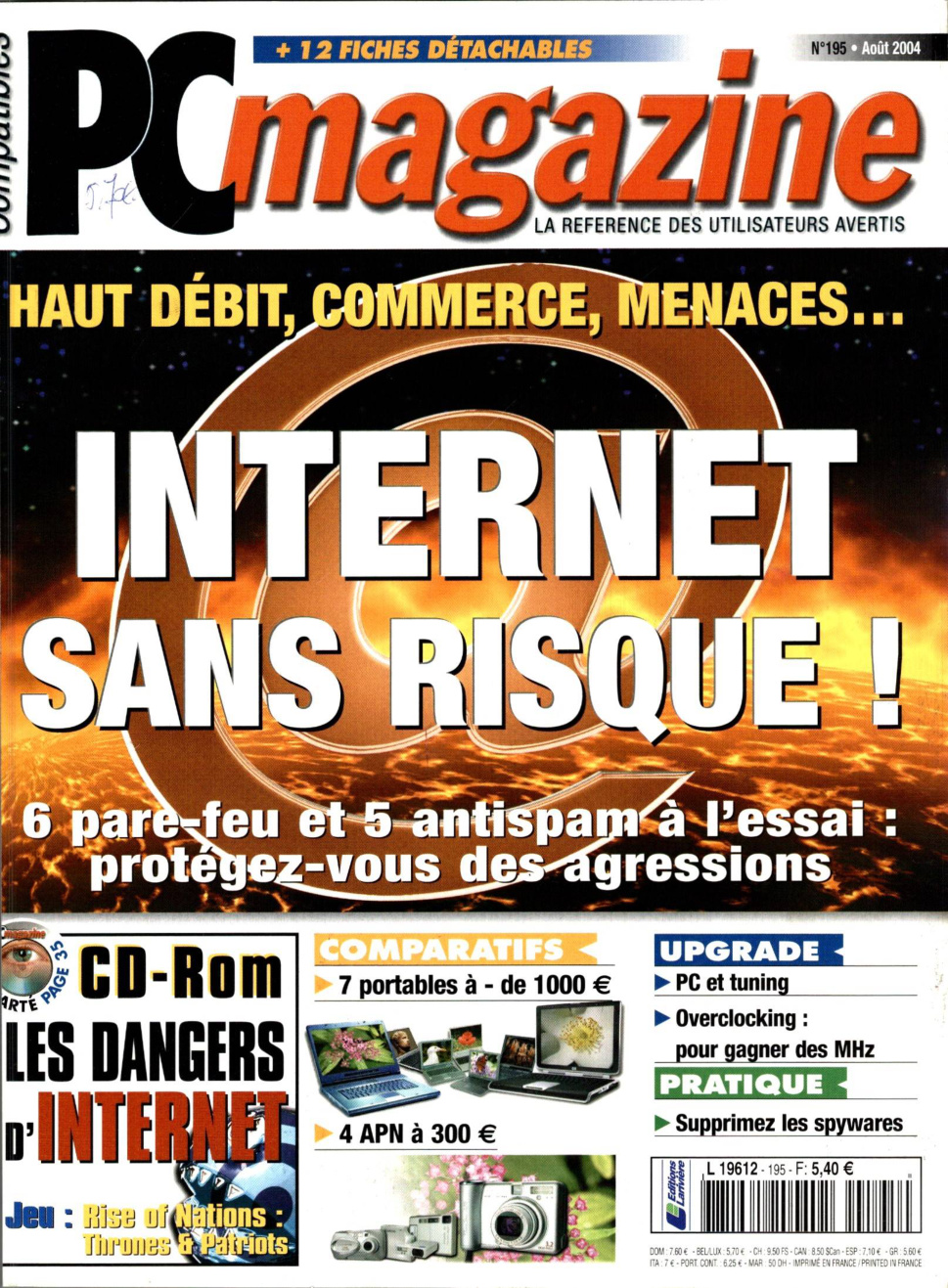 Première page de compatiblespcmagazine numero195