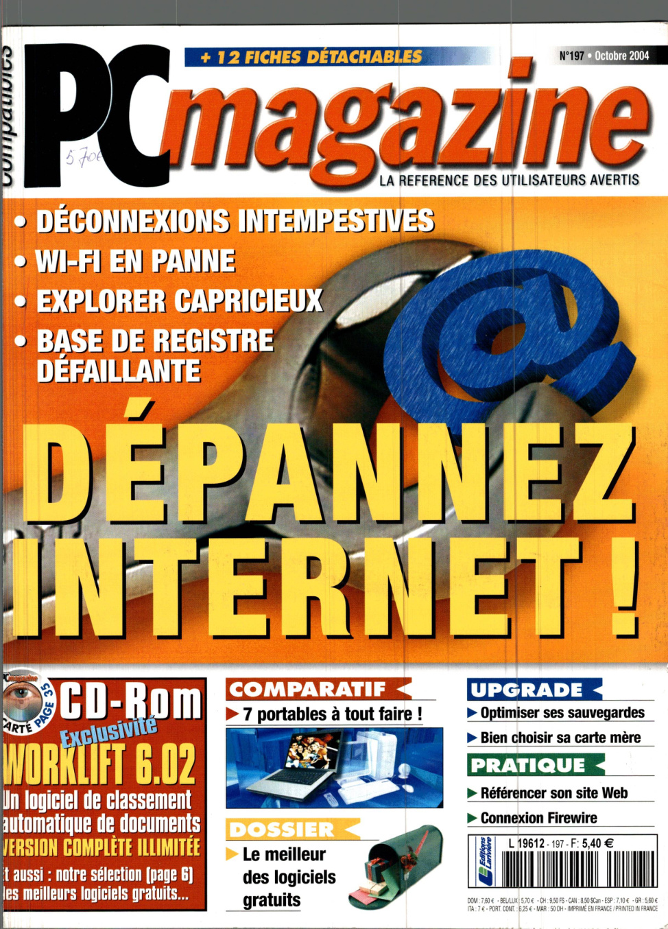 Première page de compatiblespcmagazine numero197