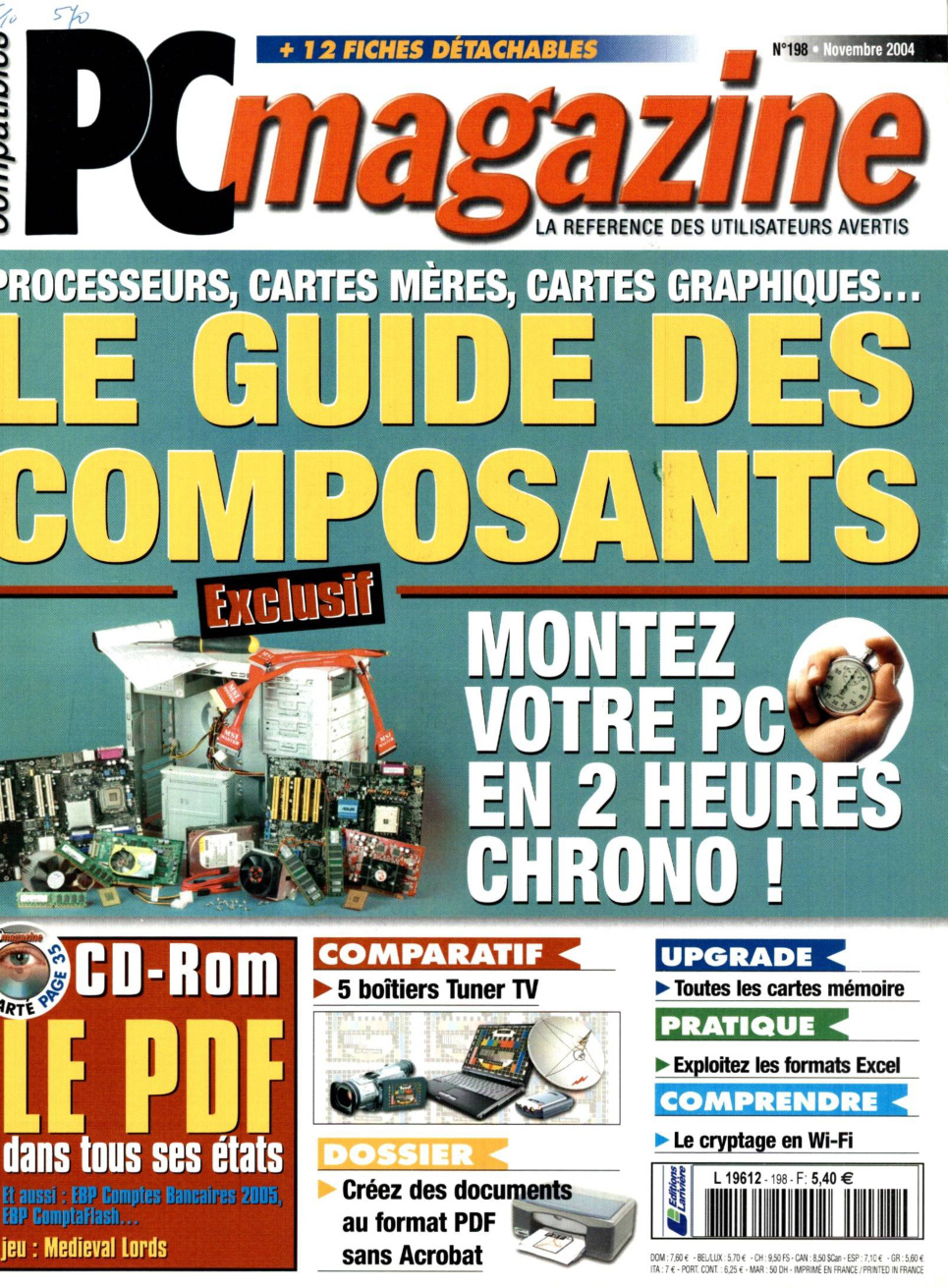 Première page de compatiblespcmagazine numero198