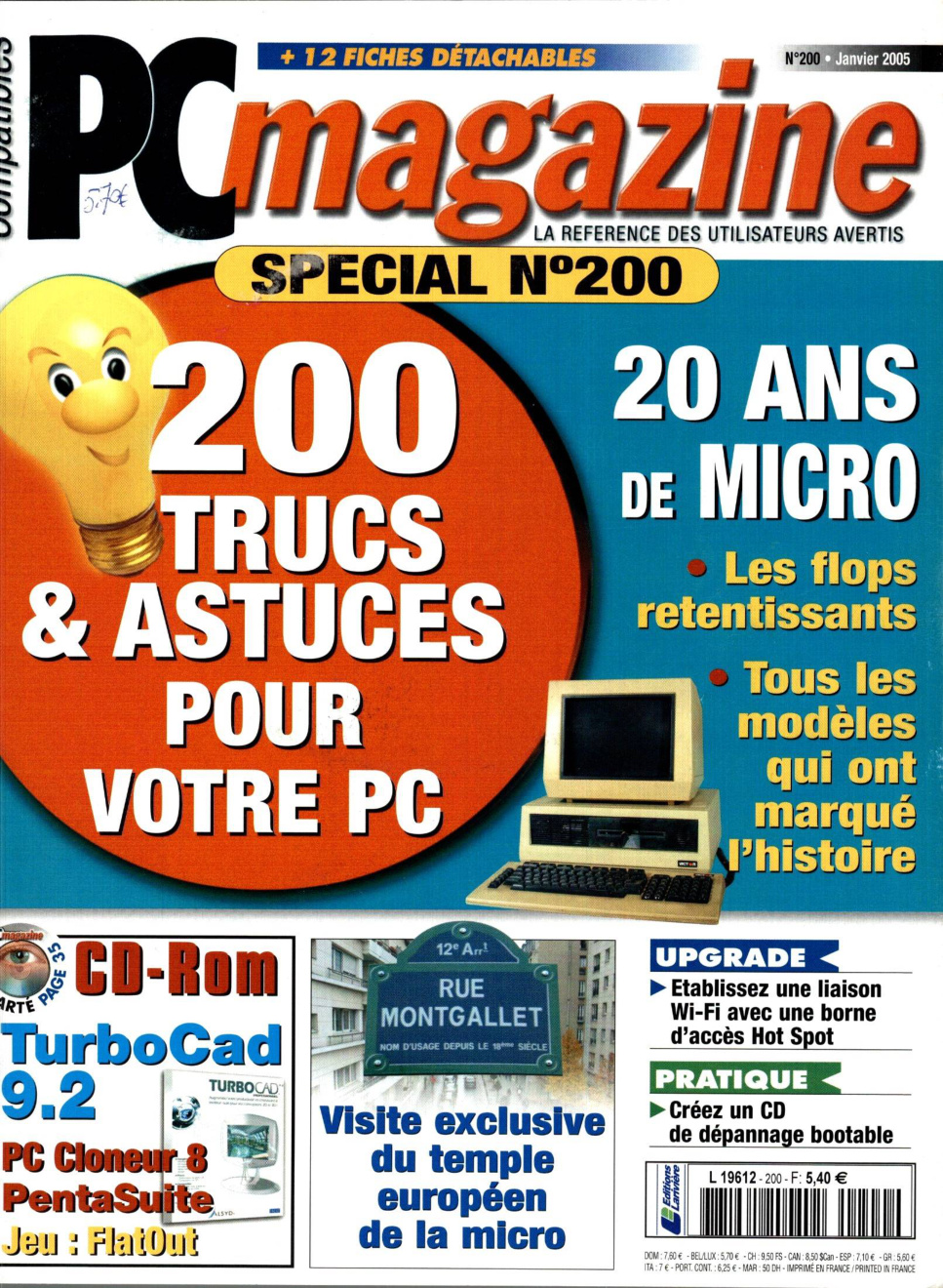 Première page de compatiblespcmagazine numero200