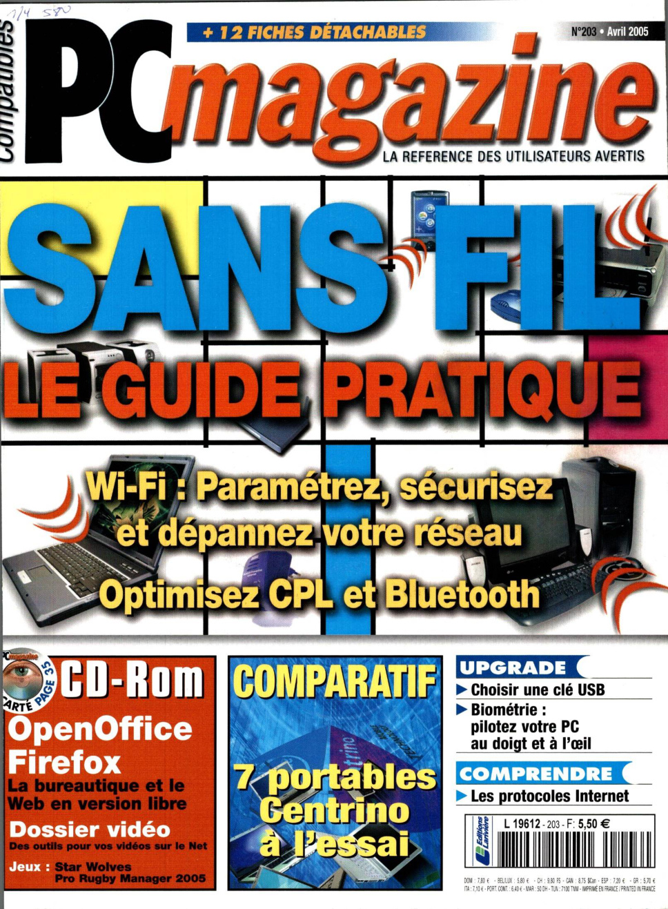 Première page de compatiblespcmagazine numero203
