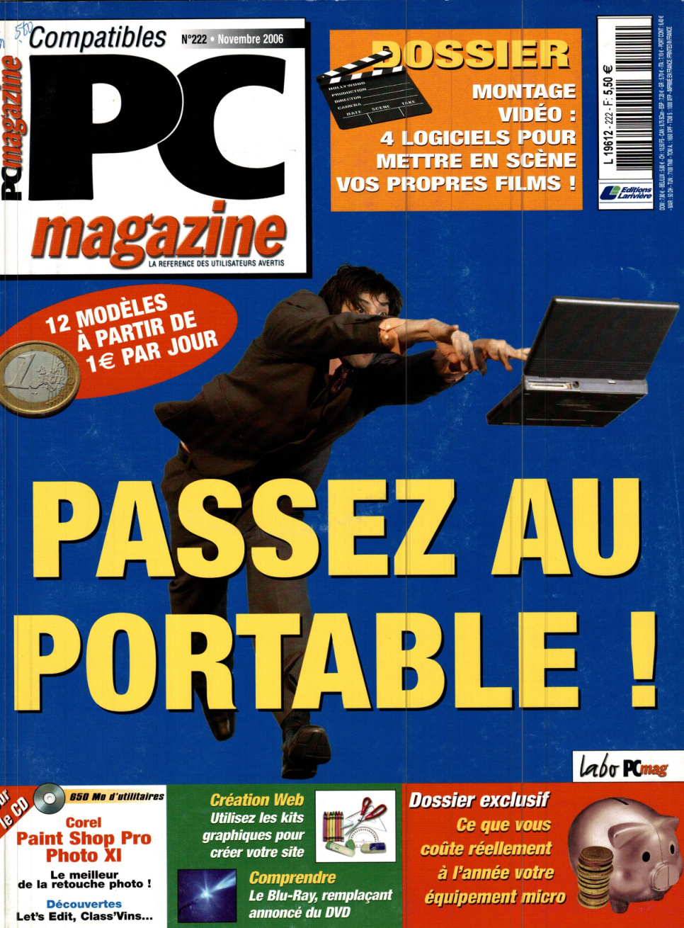 Première page de compatiblespcmagazine numero222