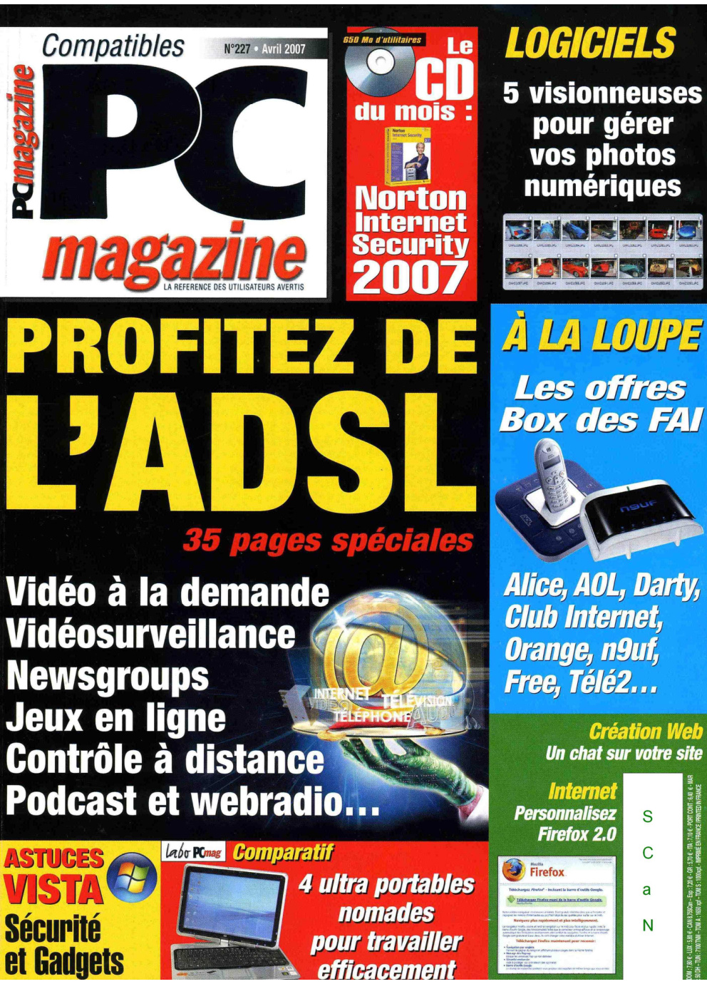 Première page de compatiblespcmagazine numero227