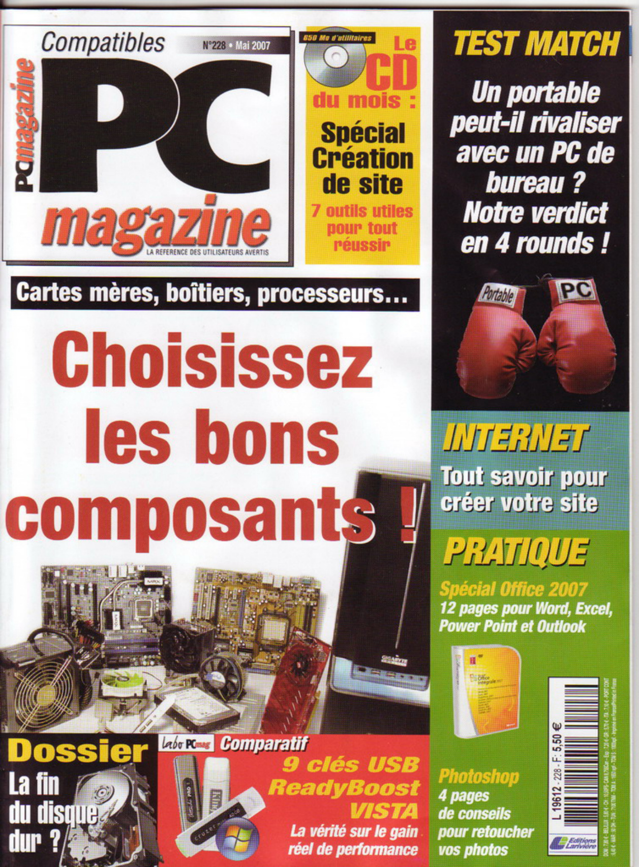 Première page de compatiblespcmagazine numero228
