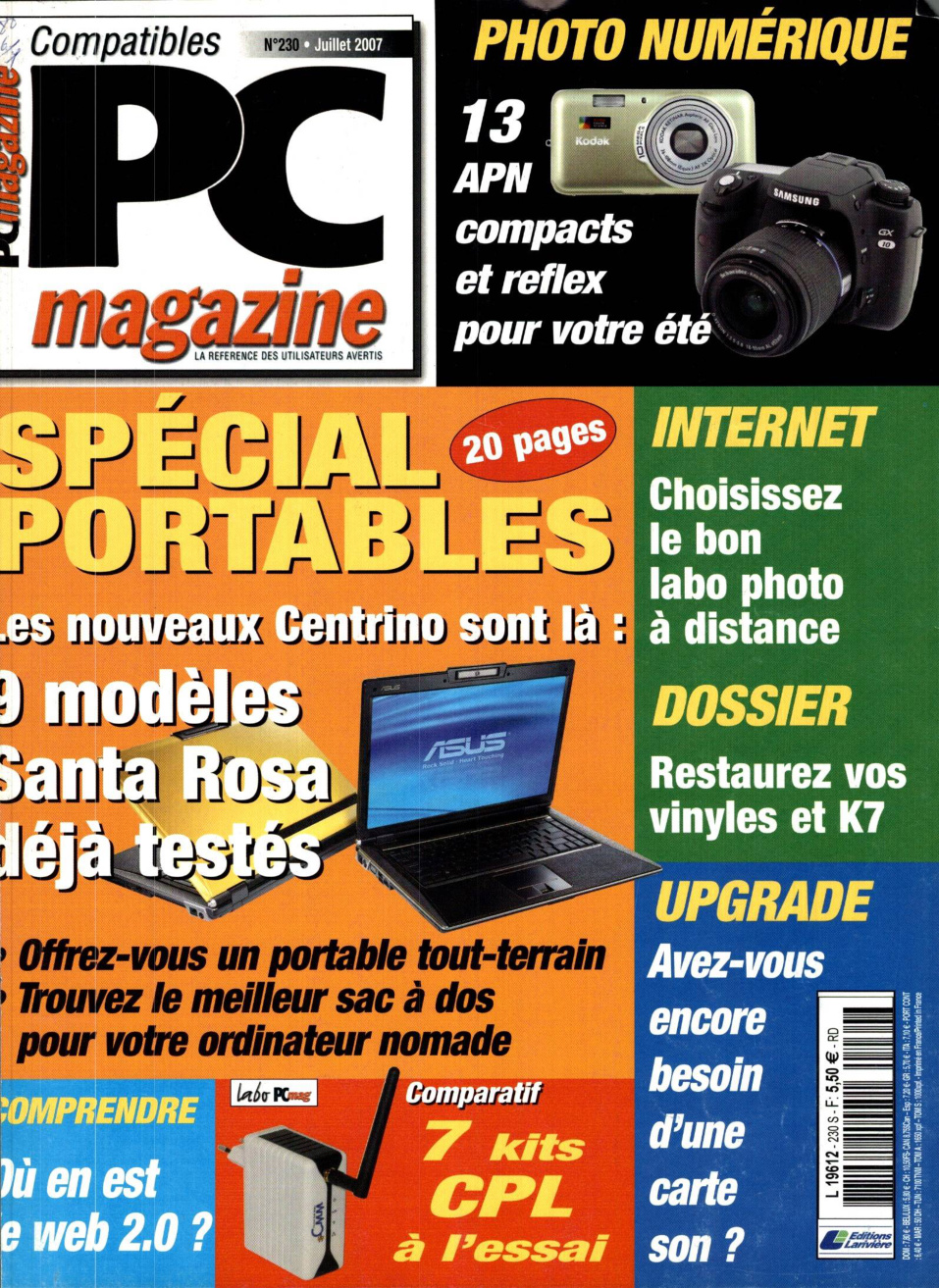 Première page de compatiblespcmagazine numero230