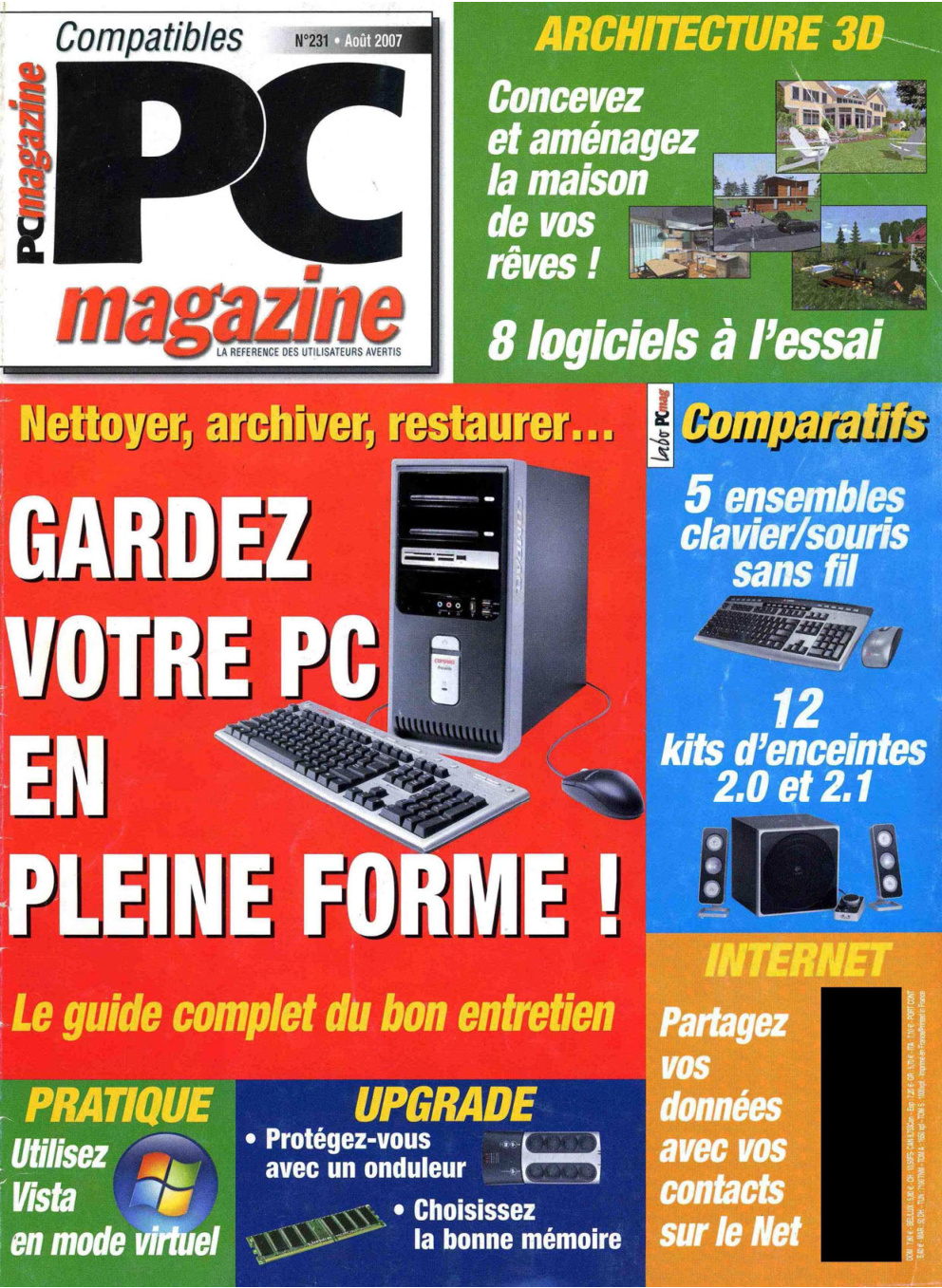 Première page de compatiblespcmagazine numero231