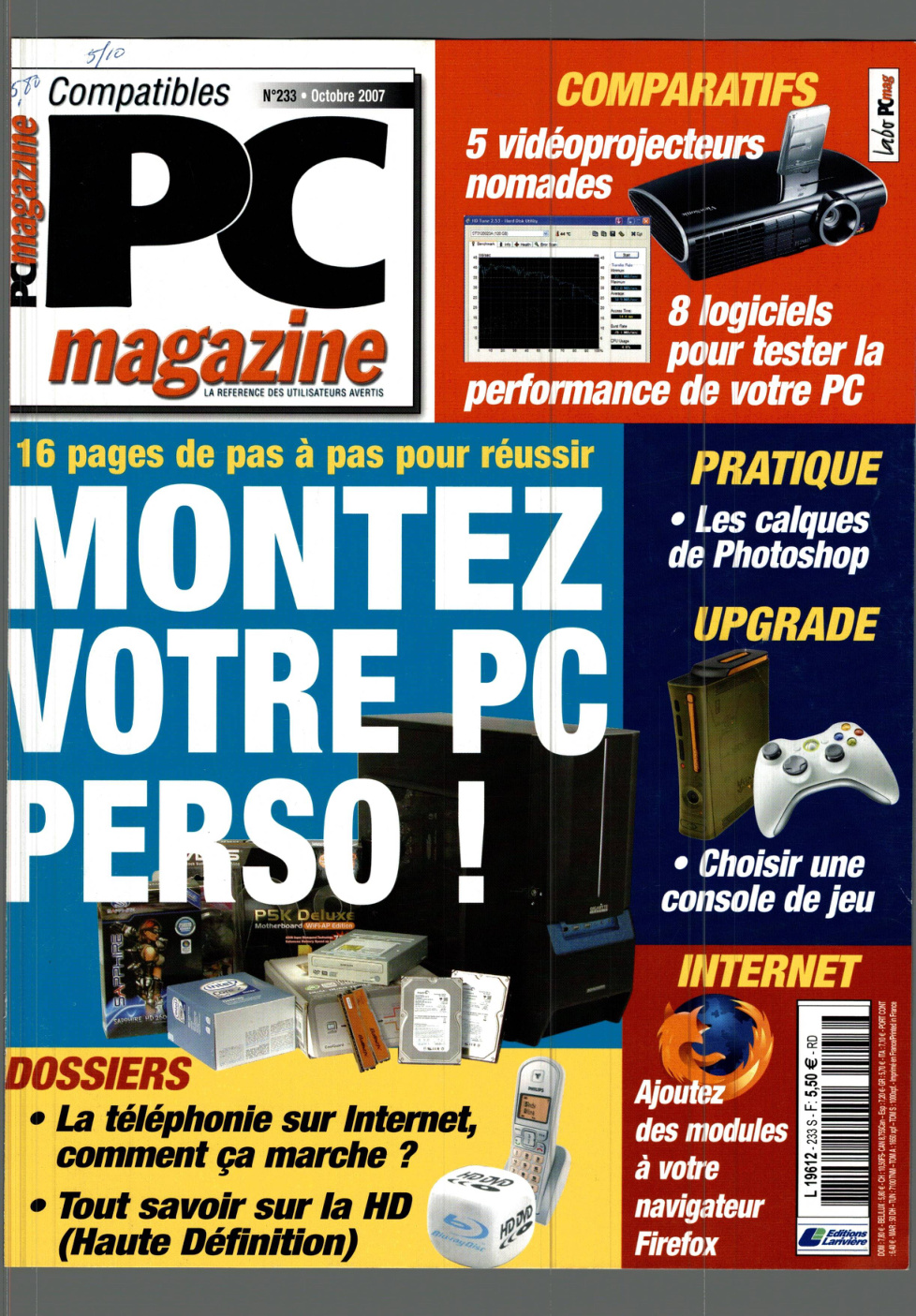 Première page de compatiblespcmagazine numero233
