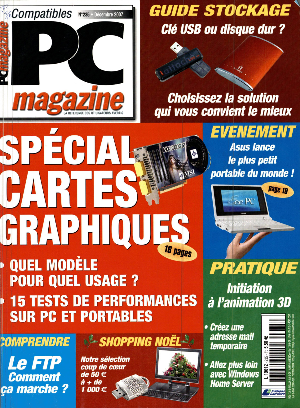 Première page de compatiblespcmagazine numero235