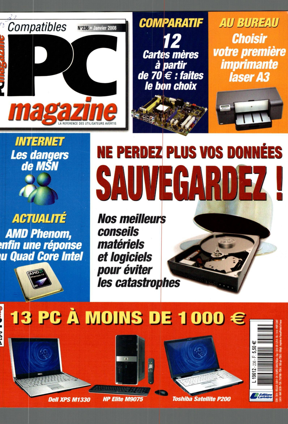 Première page de compatiblespcmagazine numero236