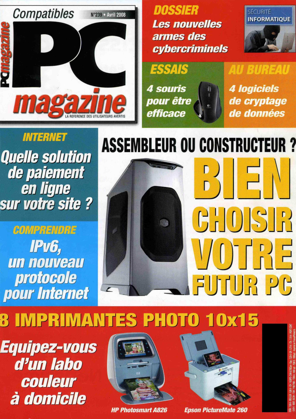 Première page de compatiblespcmagazine numero239