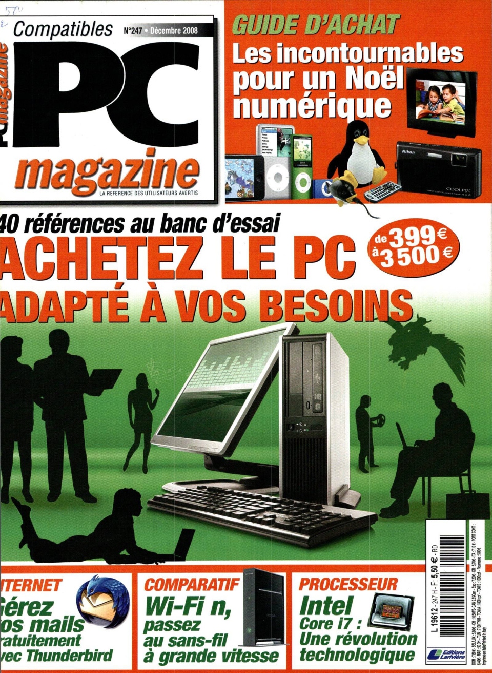 Première page de compatiblespcmagazine numero247