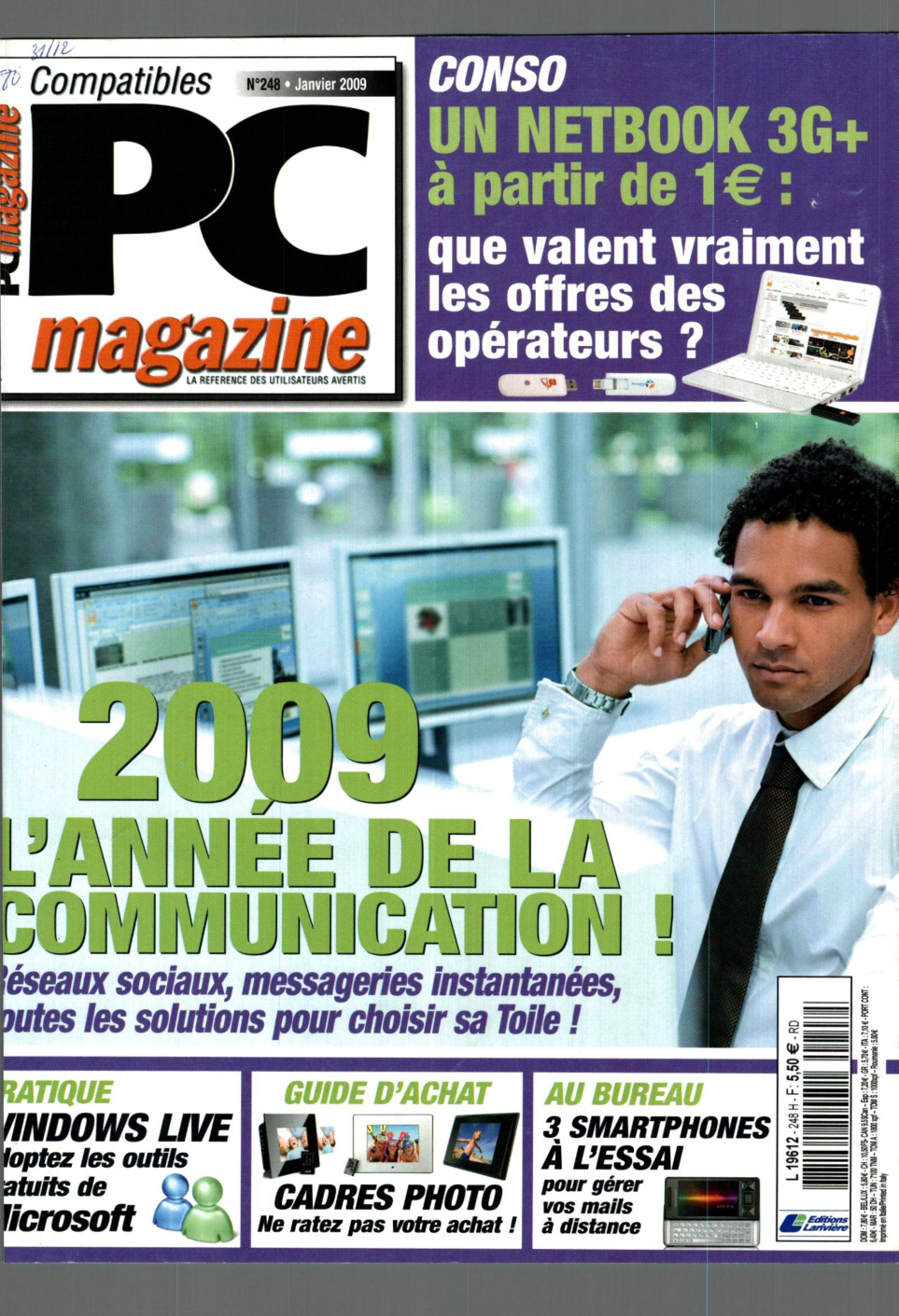 Première page de compatiblespcmagazine numero248