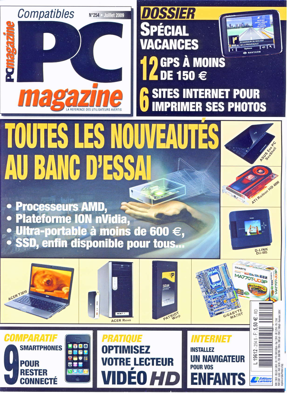 Première page de compatiblespcmagazine numero254