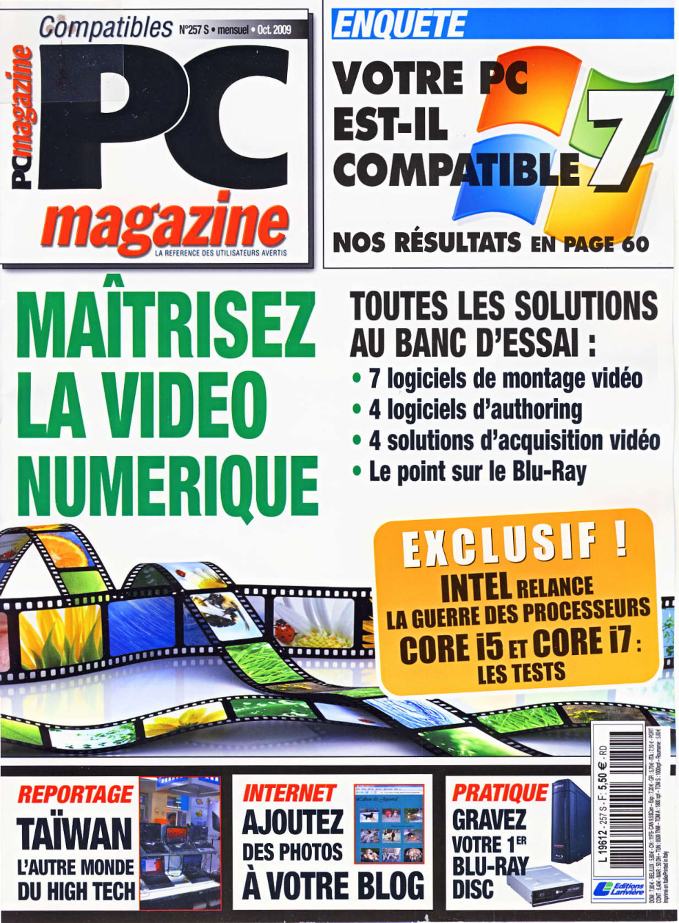 Première page de compatiblespcmagazine numero257