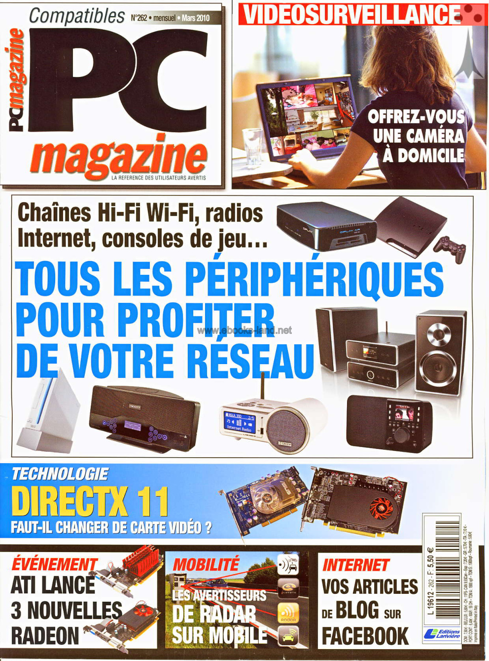 Première page de compatiblespcmagazine numero262