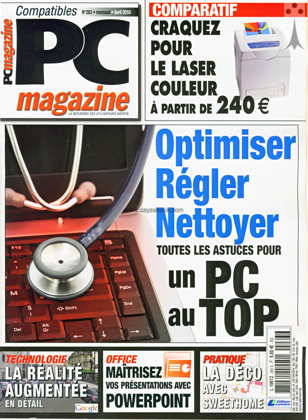 Première page de compatiblespcmagazine numero263