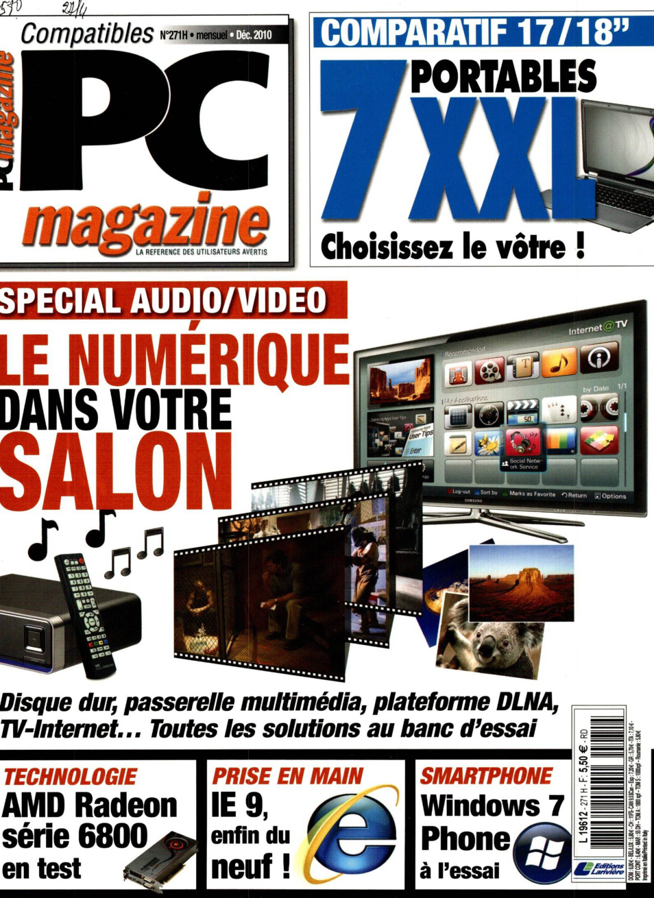 Première page de compatiblespcmagazine numero271