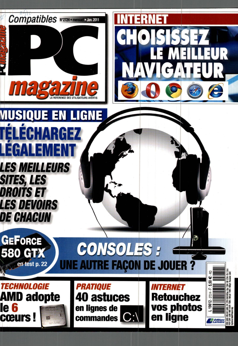 Première page de compatiblespcmagazine numero272