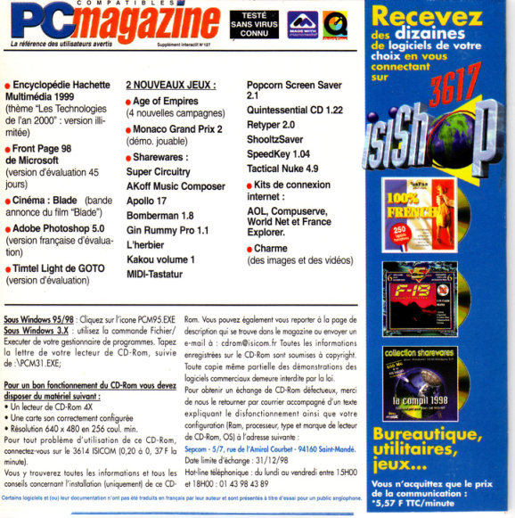 Première page de compatiblespcmagazine numerocd127